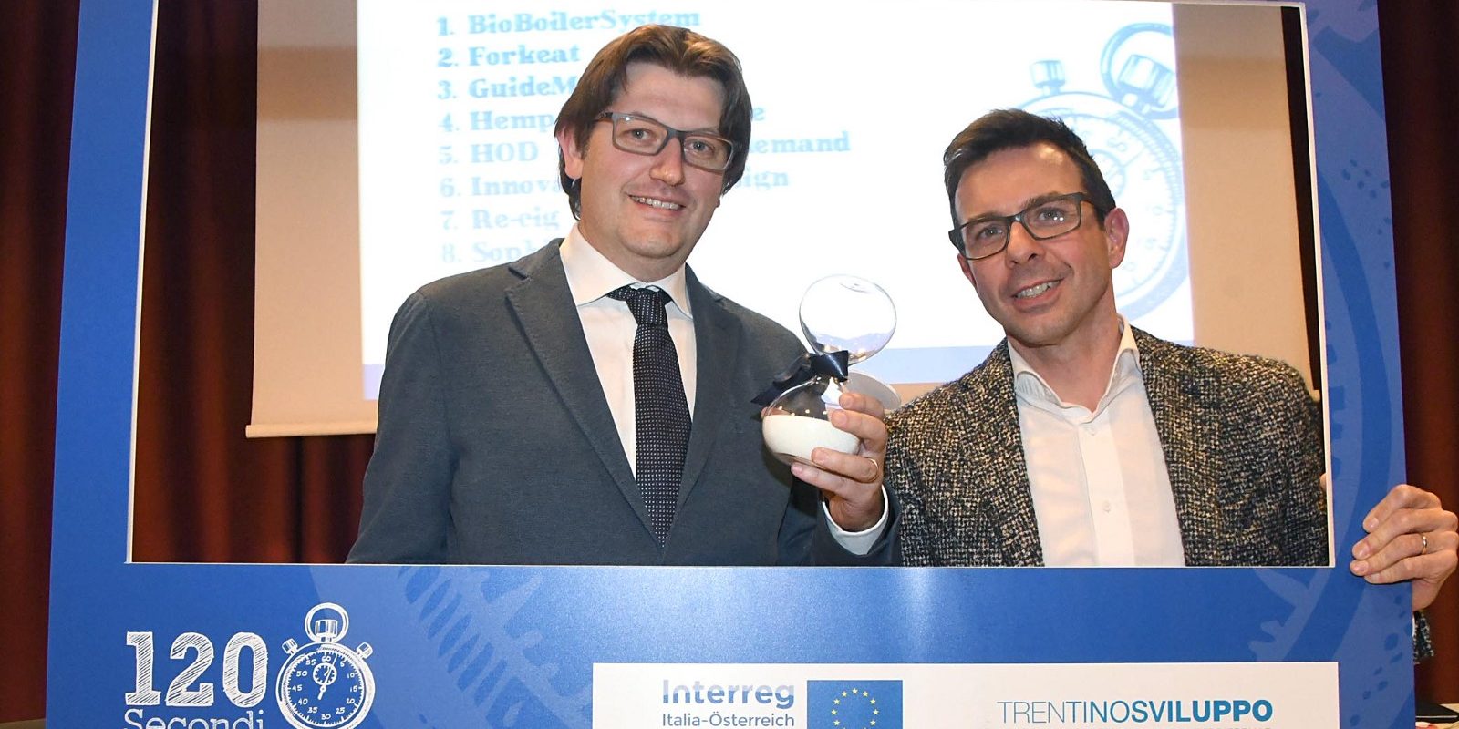 HOD winning 1st prize at 120 Secondi Award HOD winning 1st prize at 120 Secondi Award